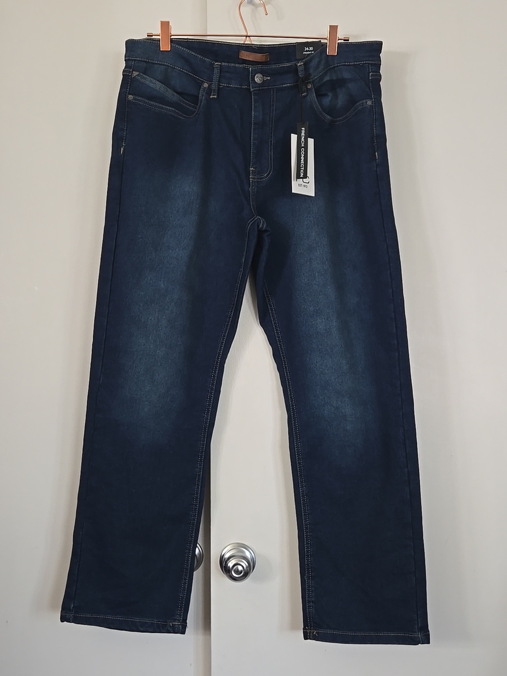 French Connection Gramercy Straight Fit Jeans Size 34/30